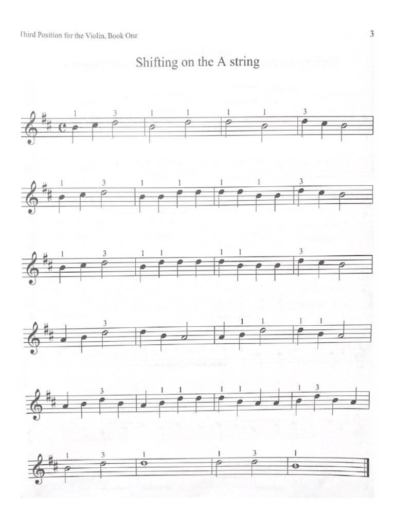 Third Position Violin Book One 3 5 | PDF