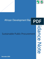 Guidance Note - Sustainable Public Procurement 2