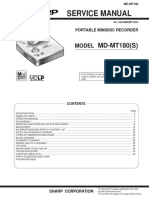 Service Manual: MD-MT180 (S)