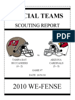 Arizona Cardinals Scouting Report (10-31-10)