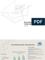 Philippines Design Team Meeting: October 2021