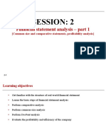 Financial Statement Analysis: Common Size and Comparative Statements