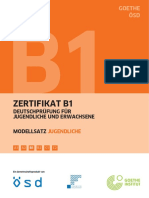 Deutsch Uebung Test b1 2 Goethe Zertifikat Pruefung