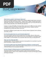 Enterprise Agreement FAQ