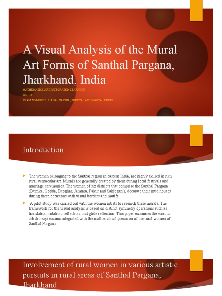 A Visual Analysis of The Mural Art Forms - Jharkhand | PDF