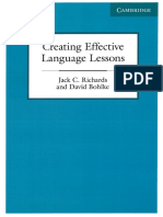 Cambridge-Creating Effective Language Lessons by Richards and Bohlke