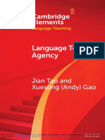 Cambridge-Language Teacher Agency-Jian Tao & Xuesong(Andy)Gao (2021)