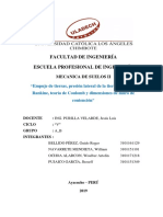 Presión lateral de tierras, teorías de Rankine y Coulomb y dimensionamiento de muros de contención