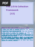 File I/O & Collection Framework