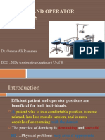 1-Patient and Operator Positions