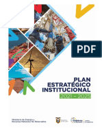 Plan Estratégico Institucional Código: M-F-G.01-DPI-01 Versión: 01