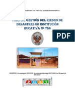 Plan de Gestion de Riesgos y Desastres Ii - Ee 786