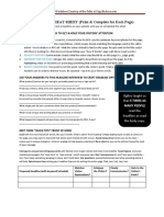 HEADLINE CHEAT SHEET (Print & Complete For Each Page) : Follow All 5 Key Strategies To Get & Hold Your Visitors' Attention