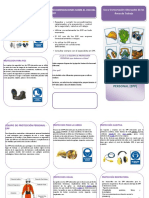 Recomendaciones Sobre El Uso Del EPP Uso y Conservación Adecuados de Las Áreas de Trabajo