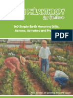 Green Philanthropy for Families 160 Simple Earth Honoring Gifts Actions Activities and Projects