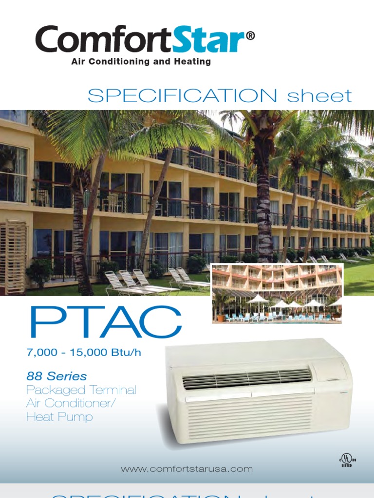 Comfort Star 88ac07 230 Brochure Heat Pump Air Conditioning