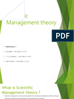 Scientific Management Theory