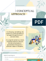 Conceptual Approach