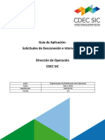 Guía de Aplicación Solicitudes de Desconexión e Intervención