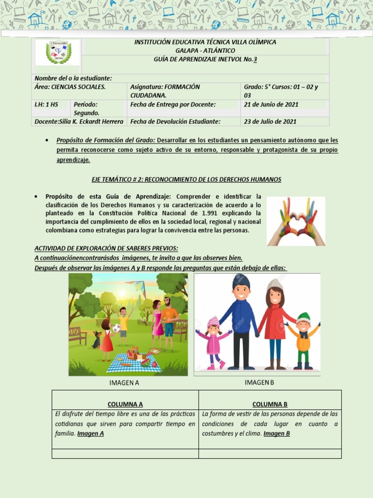 Guia #3 | PDF | Derechos humanos | Naciones Unidas