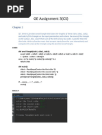 GE Assignment 3 (CS)