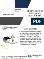Titulacion Modalidad Monografía