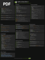 GSAP 3 Cheat Sheet: Basics Timelines Control Methods