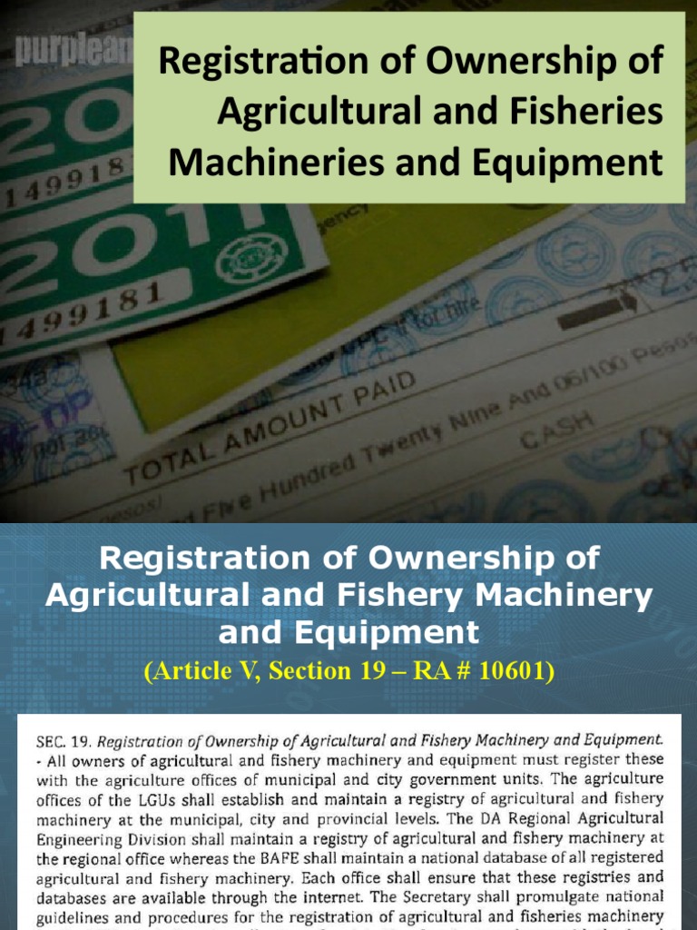 RAFMES Registration Guidelines for Owners | PDF