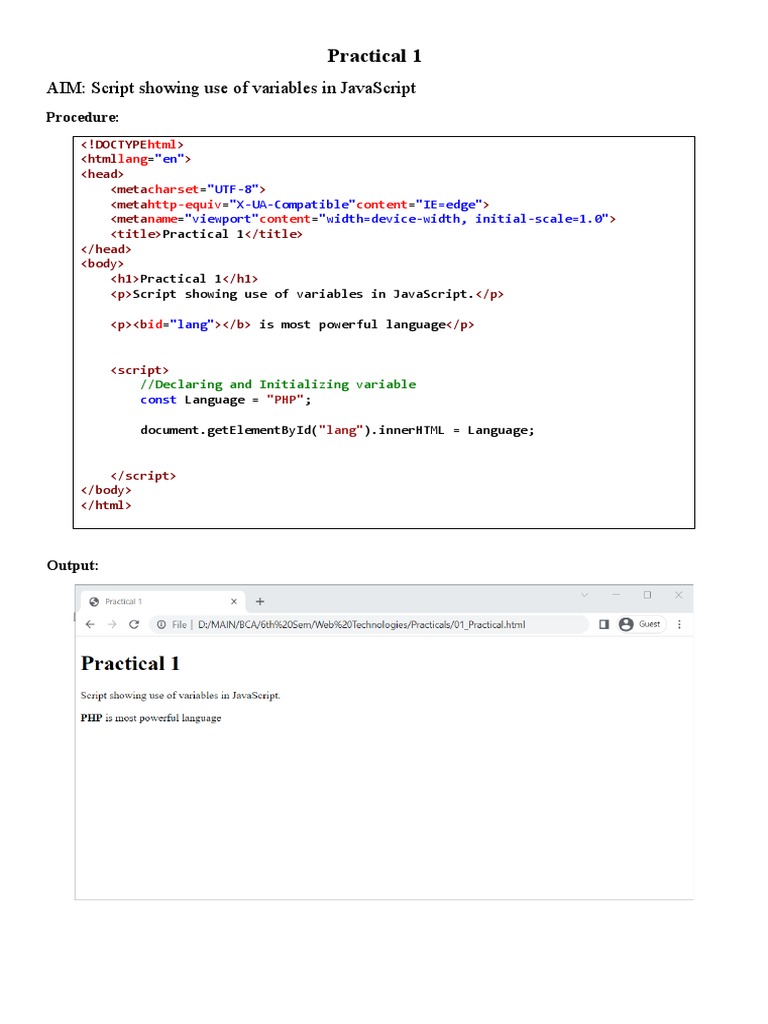 BCA 605 Practical File Completed | PDF | Computer Programming | Systems ...