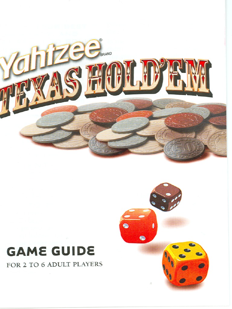 Yahtzee Texas Holdem Rules 2004 PDF