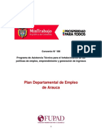 Plan de Empleo de Arauca