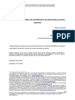 Lavignolle, BSociabilidad y Modelos de Identificacion de Deportistas