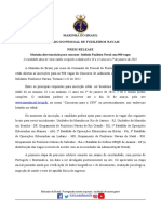 Release - Inscrição Aberta Soldado Fuzileiro Naval - 2022