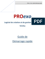 Installation et utilisation du logiciel Proexo