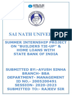 Sbi Sip Project - Ayush Sinha Final