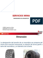 SERVICIOS MINA - Dimensiones Del Neumatico