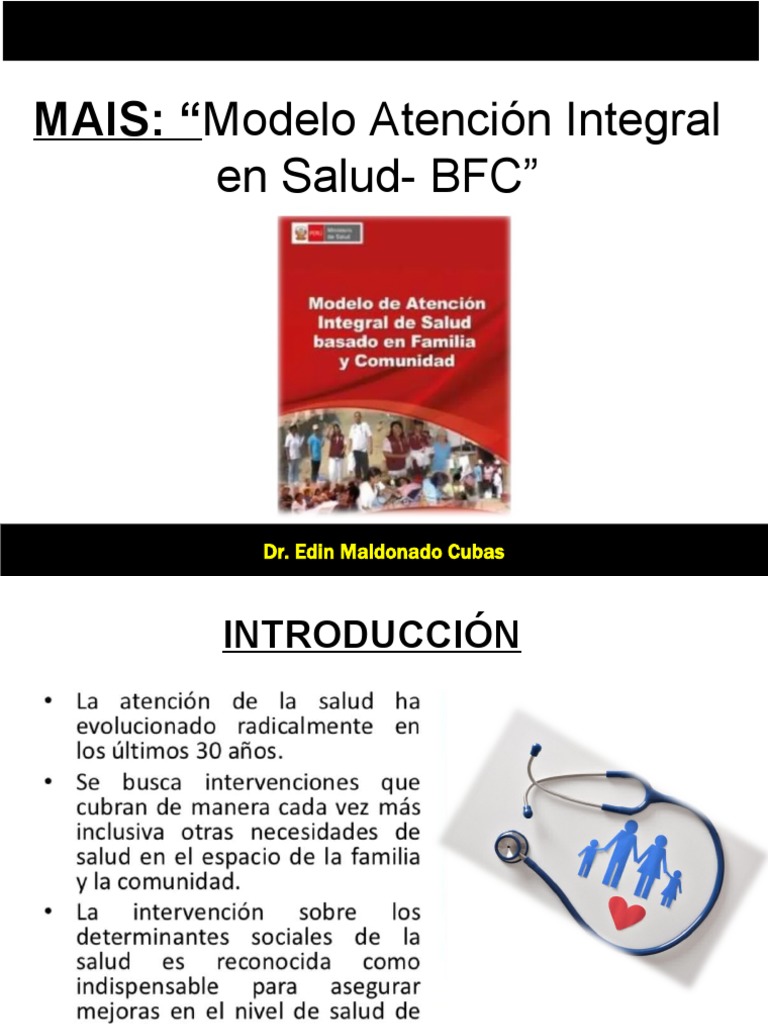 Modelo MAIS en Atención Integral en Salud | PDF | Ciencias de la Salud ...