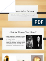 Thomas Alva Edison, inventor prolífico