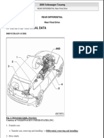 Vw Touareg Front Rear-differential