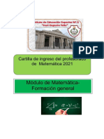 Cartilla Matematica 2021
