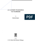 H. Popitz - Die Normative Konstruktion Von Gesellschaft