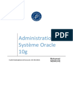 2. Administration du système Oracle 10g