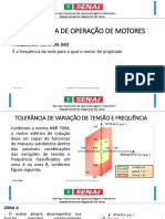 Frequência de operação de motores elétricos