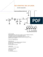 Vumetro Digital de 16 Leds