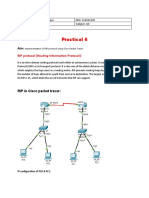 Practical 6: RIP Protocol (Routing Information Protocol)