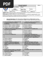 Prueba de Ciencias Cuarto Básico 2022