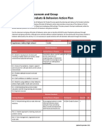 621 Mindsets and Behaviors Action Plan