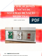 Especificaciones Técnicas de Sistemas de Vacío Medicinal