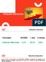 Inflación Minorista - Febrero 2022