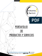 Brochure de Productos y Servicios Industrias TIPS SAS